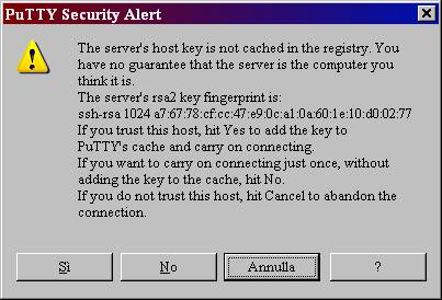 warning