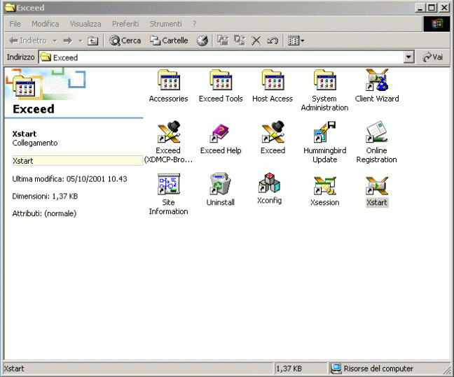 Exceed folder