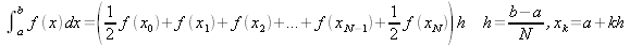 Formula dei trapezoidi