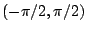 $(-\pi /2,\pi /2)$