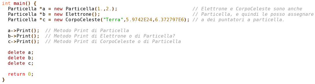 Programma da eseguire