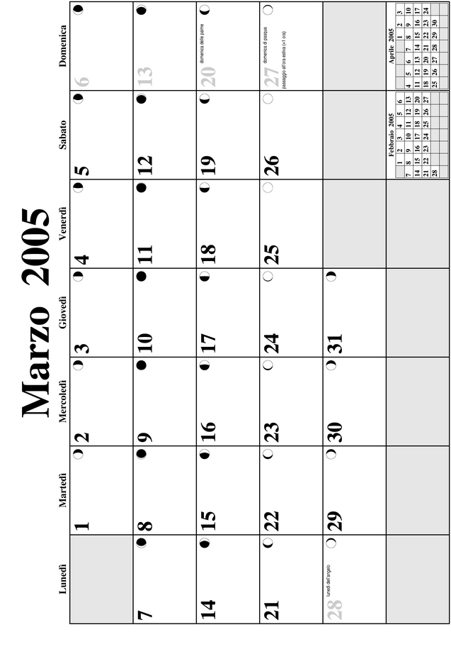 calendario