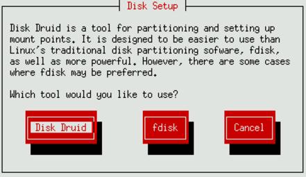 redhat-setup-diskdruid
