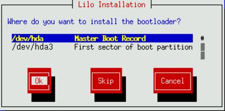 redhat-setup-lilo-boot