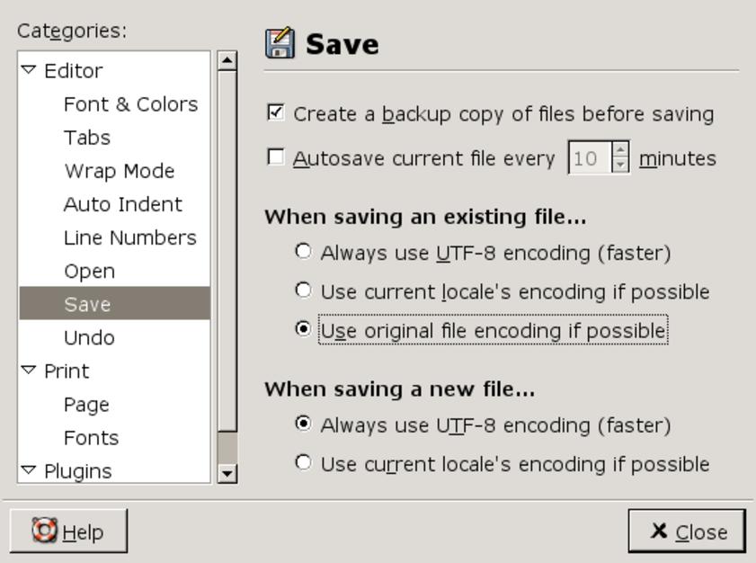 gedit-preferenze-save